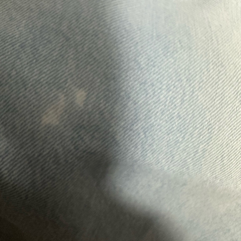 Zara Light Blue Denim Pants Baggy Light Wash 2 - Picture 7 of 8
